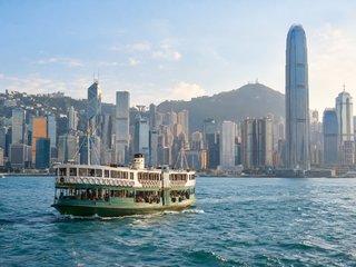 香港の街歩きをイメージしたAI生成画像